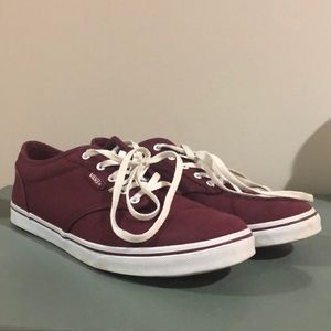 Burgundy Vans